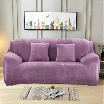 Чохол на 2-місний диван замша - мікрофібра Homytex фото