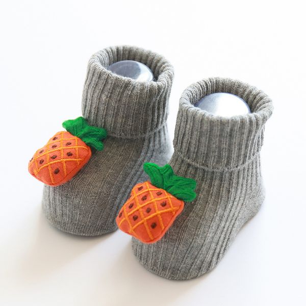 Носки детские однотонные с фруктами JC Instep Fruit 1-3 года Фиолетовый (10743) фото