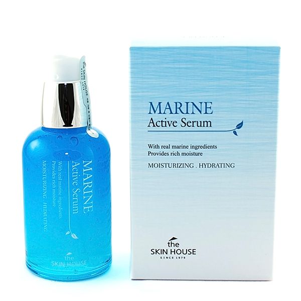 Увлажняющая сыворотка для лица с керамидами The Skin House Marine Active Serum, 50 мл фото