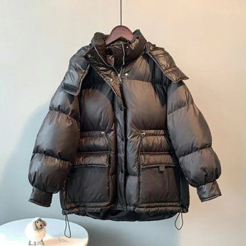 Жіноча куртка однотонна ZhiYu M Чорний (а1953) фото