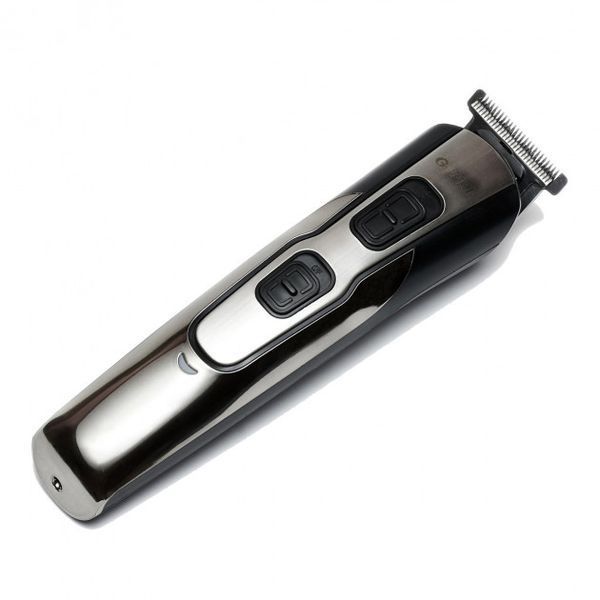 Машинка для стрижки 10в1 GEMEI GM-592, тример для бороди, триммер бездротової. Колір: чорний фото