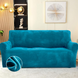 Чехол для защиты трехместного дивана Diana Textile Plush Velvet, 195-230 см, Бирюзовый al2045-3-seater-190-230-Biryuza фото 5